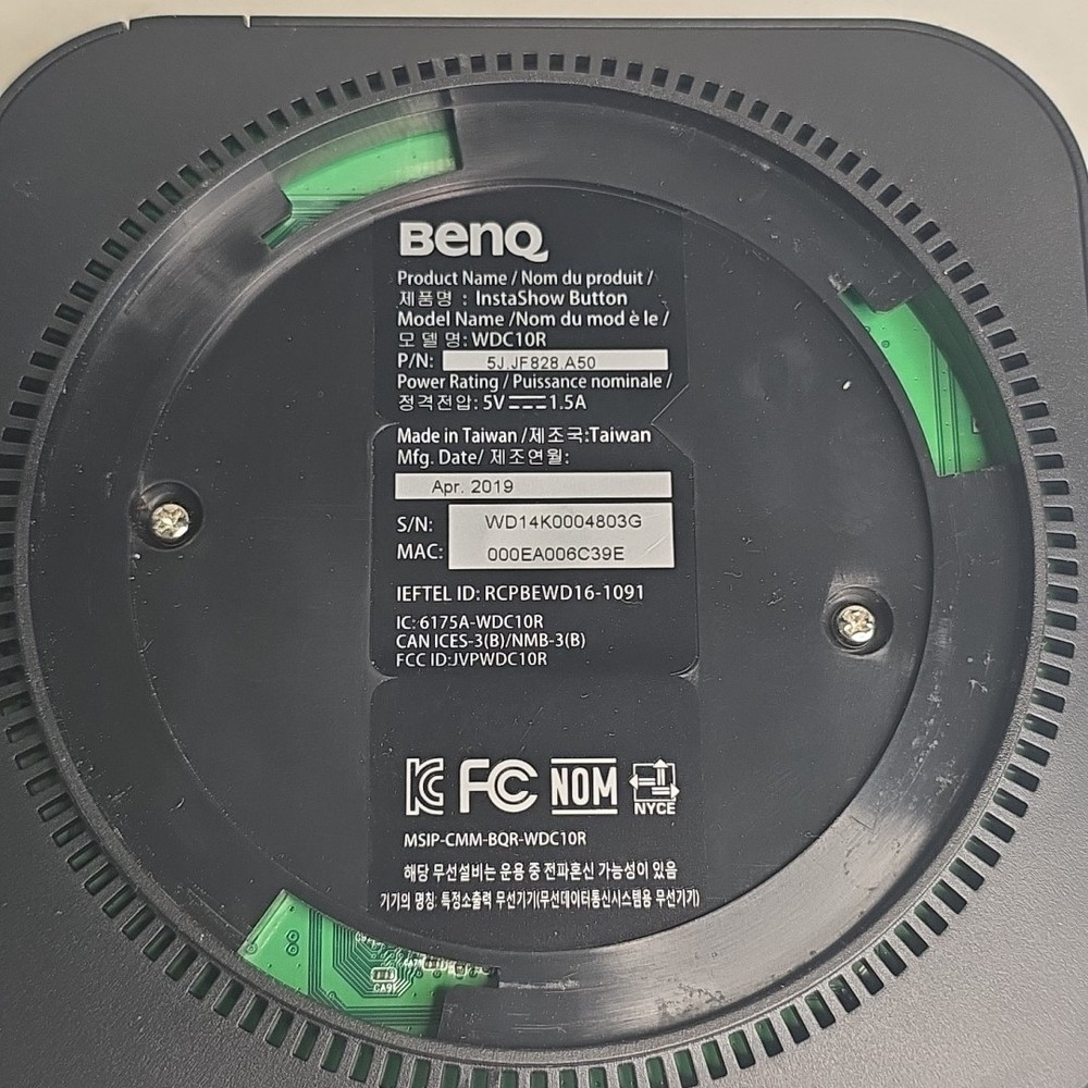 Benq Instashow Button WDC10R 2019