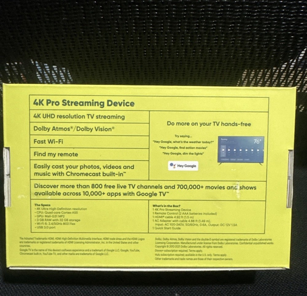 Onn 4K Pro Streaming Device