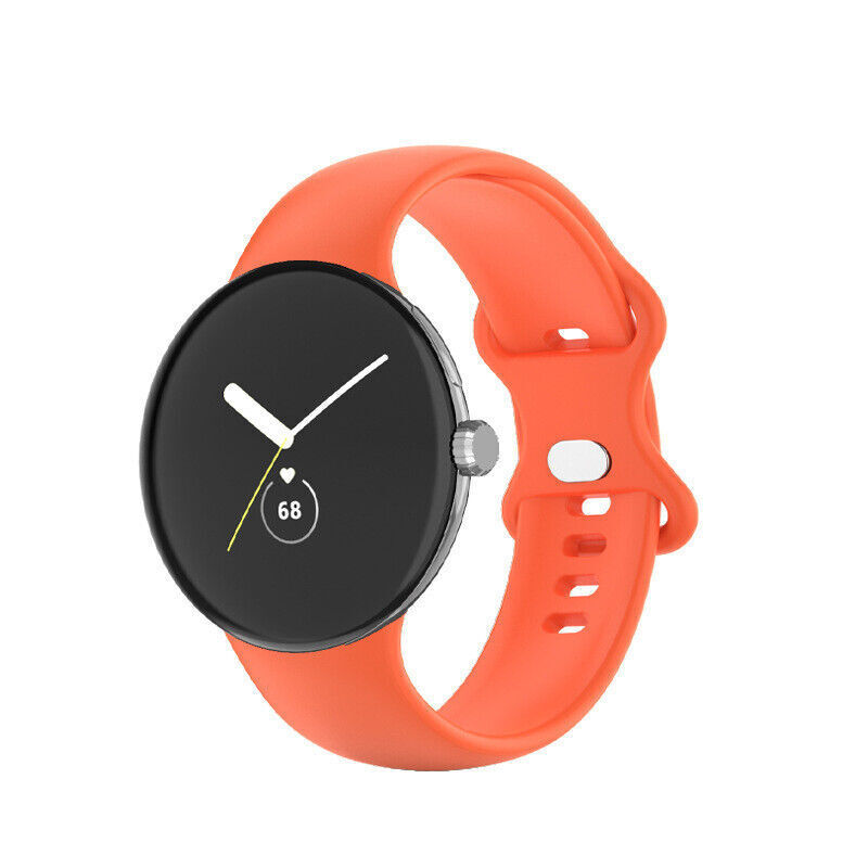 For Google Pixel Watch 1 2 Soft Replacement Strap Silicone Sport Watch Band