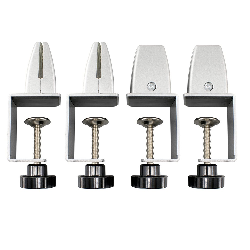 Sneeze Guard Support Clamp Partition Aluminum Adjustable Partition Cla