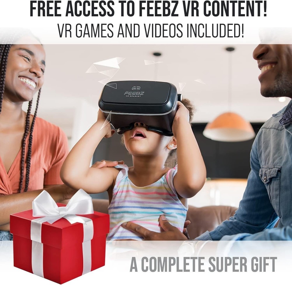3D VR Headset for Kids 2.0 + Android Remote - for iPhone & Android Phones |