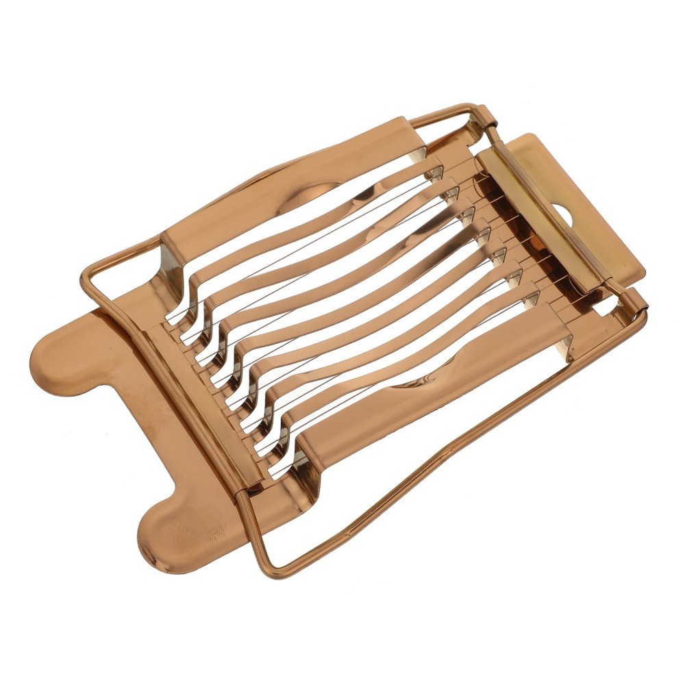 Stainless Steel Egg Cutter Deviled Slicer Adjustable for Boiled Eggs