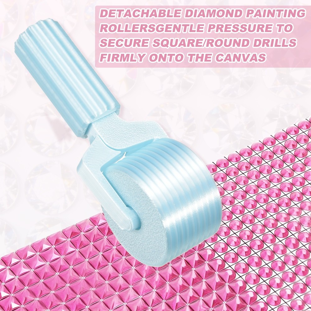 Diamond Art Roller, Detachable Diamond Paint Tools(Blue)