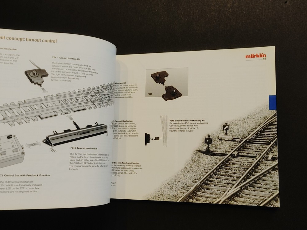 1995/96 E MARKLIN HO TRAIN CATALOG VG