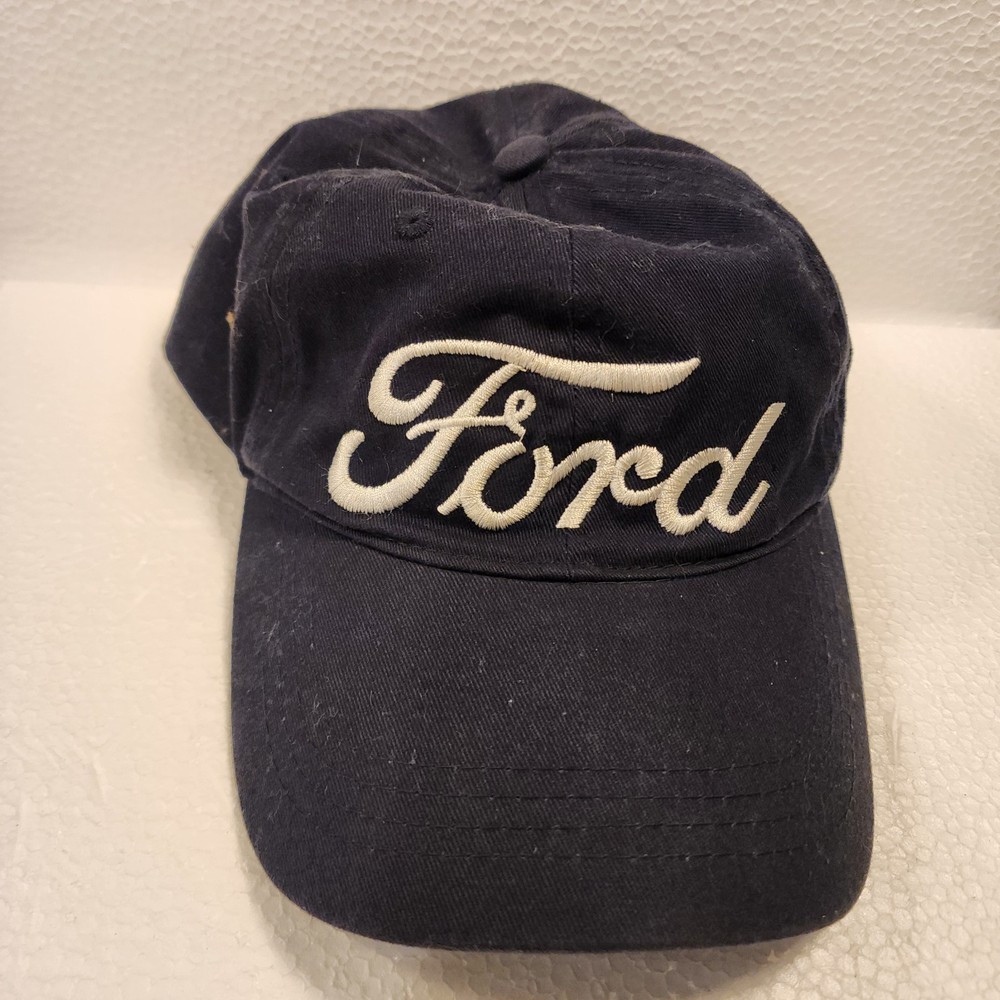 Ford Hat Logo Black Adjustable Baseball Cap