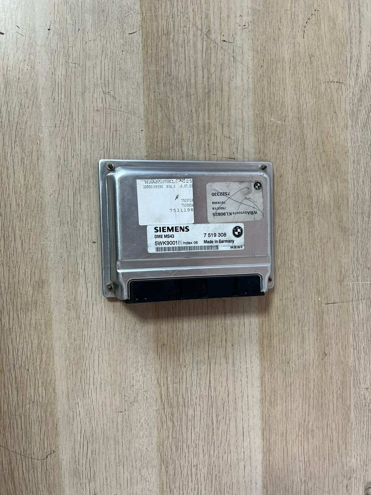 2003-2005 BMW X5 Engine Control Unit 7519308 ECU DME MS43 E53 E46 E39