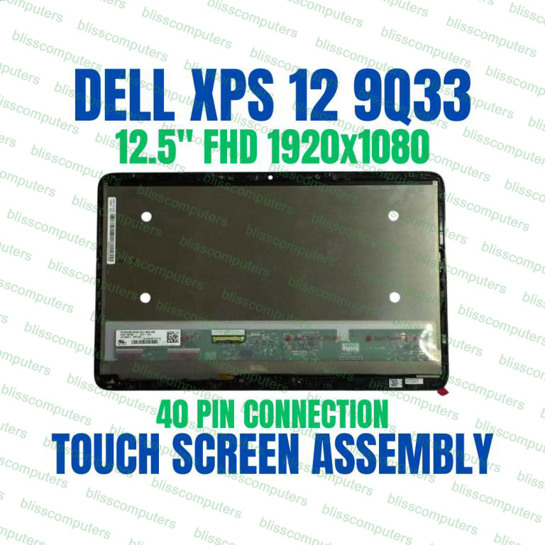 Dell XPS 12 9q33 Touch Screen LCD Panel Display assembly