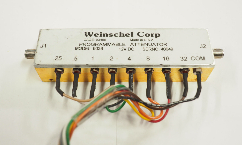 WEINSCHEL CORP Model: 6038 12VDC Programmable Attenuator