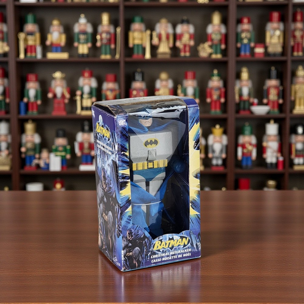 Rare NEW Batman 11” Kurt Adler Christmas Nutcracker Warner Bros. DC Comics