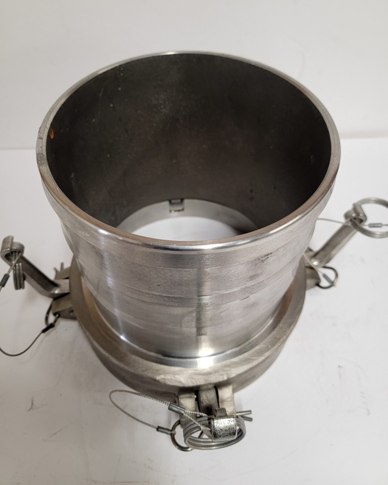 PT COUPLING 8" STAINLESS STEEL CAM AND GROOVE COUPLER.