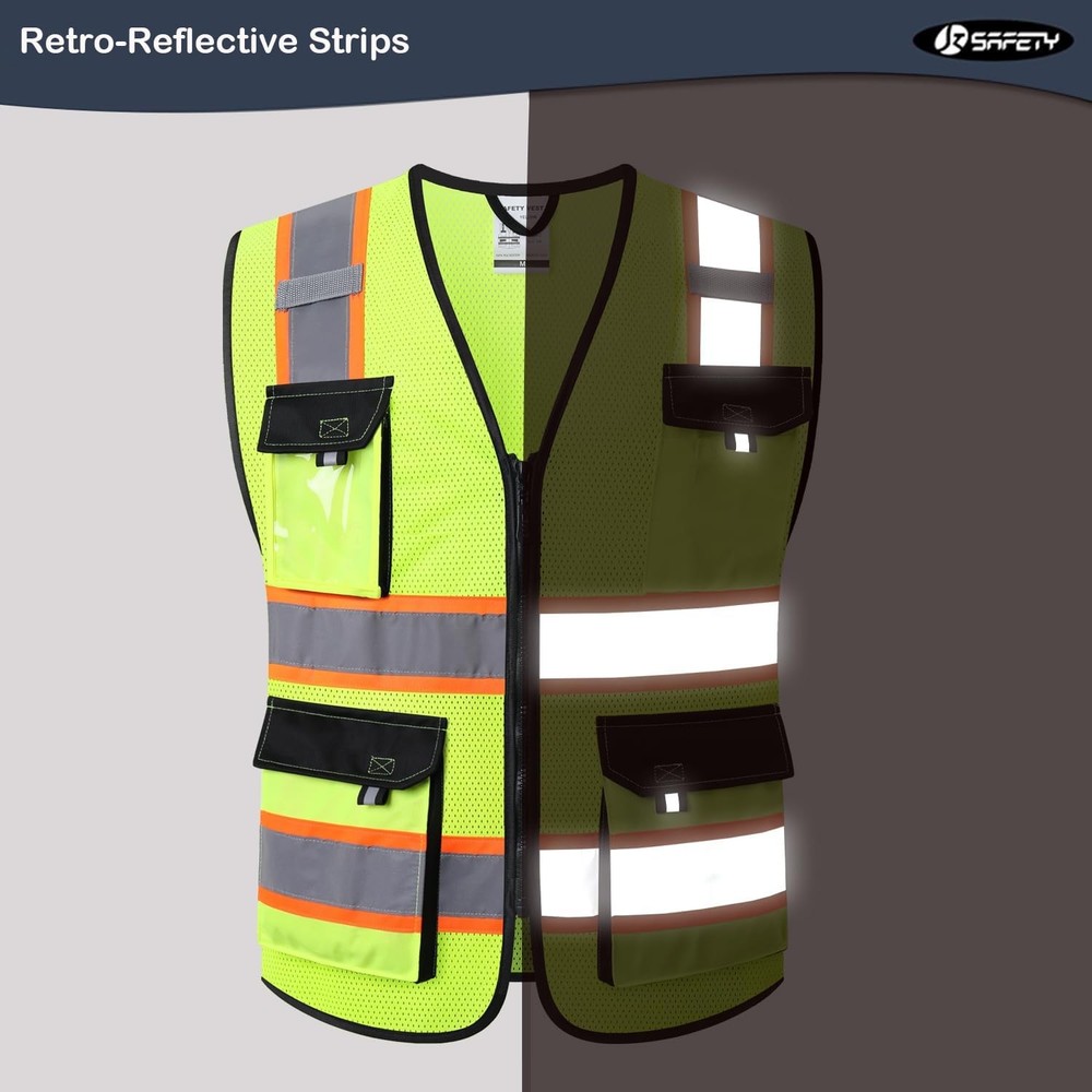 Reflective Vest High Visibility Workwear