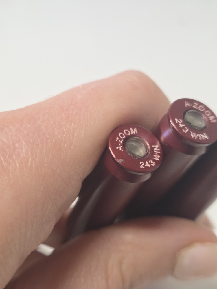 (3) A-Zoom .243 Win Snap Caps In Packaging