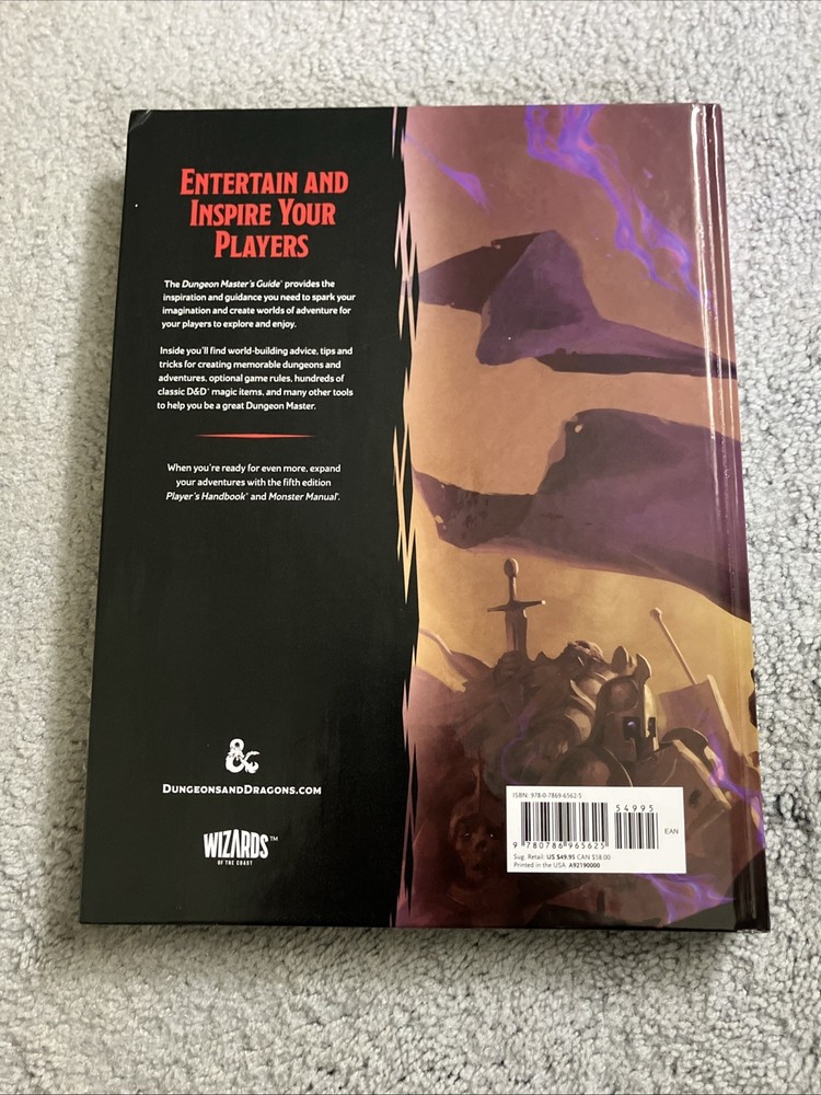 D&D Dungeon Master's Guide 5e Dungeons & Dragons 5th Edition