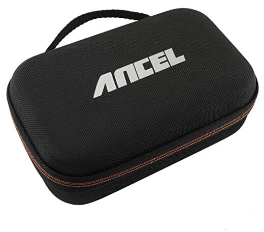 Black OBD2 Scanner Storage Bag - Protective Case for Code Reader