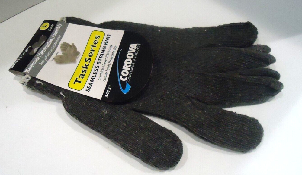 Men's Task Series Seamless Gloves String Knit GARDEN Warehouse Construction