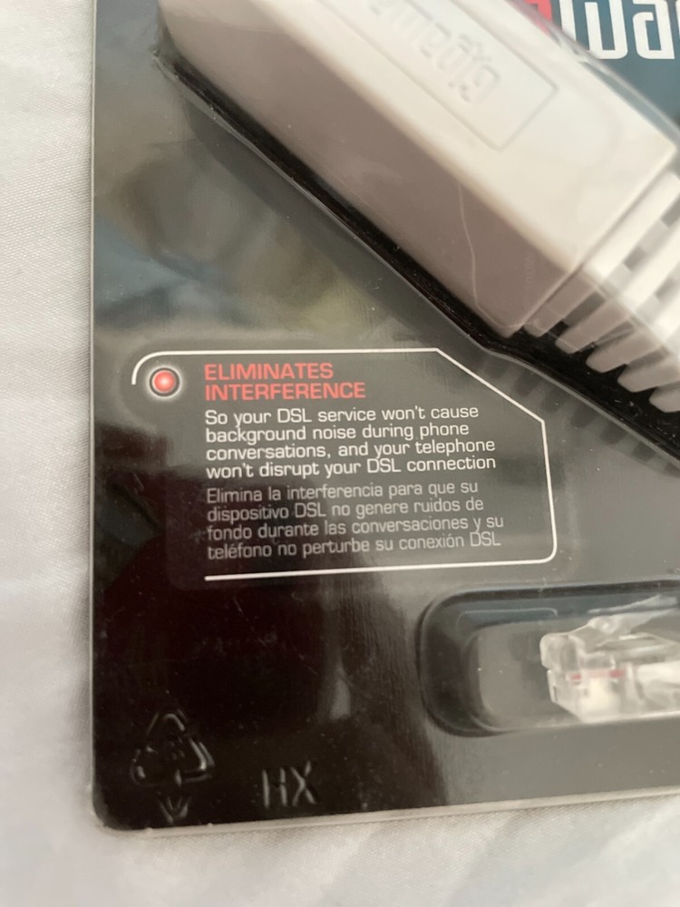 Gigaware Single-Line White DSL Filter 2790101