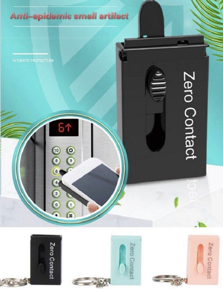 Zero Contact Artifact Keychain Button Infection Control