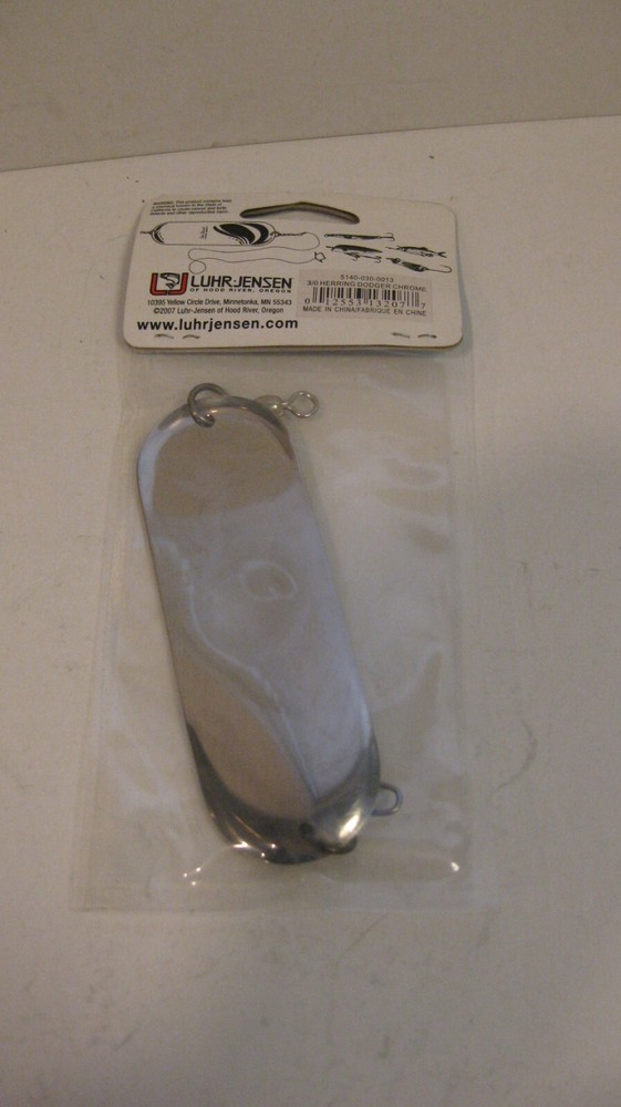 Luhr Jensen Les Davis Chrome Herring Dodger Flasher 3\0 NIP