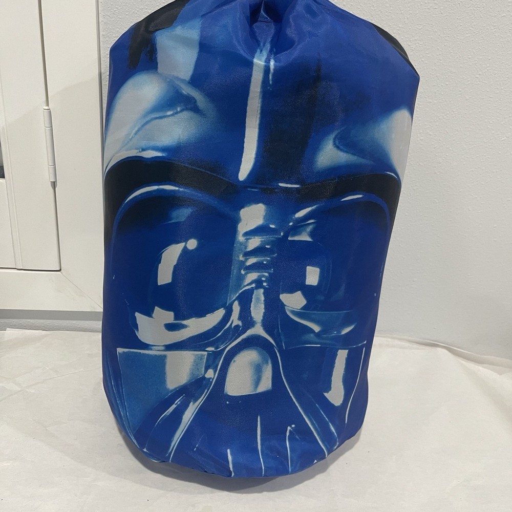 Star Wars Darth Vader Sleeping Bag w/ Stuff Sack Backpack - Kids Size 54” x 30”