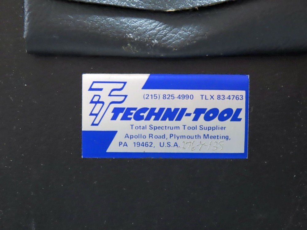 TECHNI-TOOL Technicians Hard Sided Tool Case Vintage Howe Industries