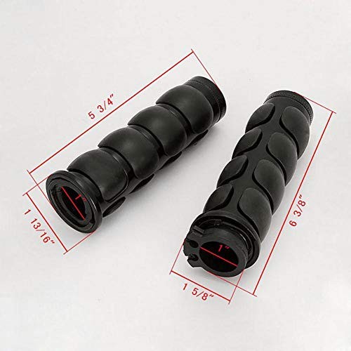 1 Pair Hand Grips Black-A