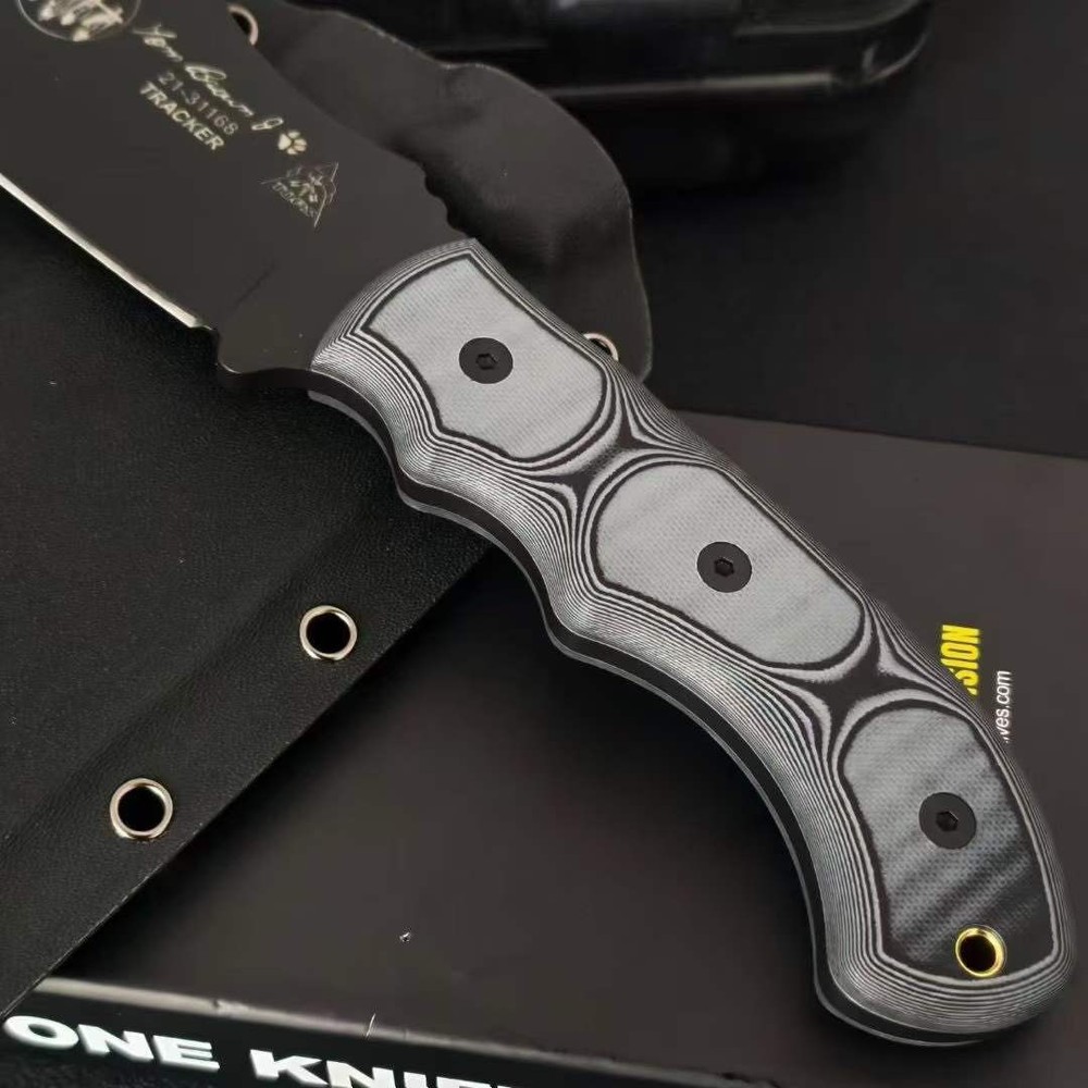 Tracker, Jungle Obstacle Removal Knife, Field Exploration Logging Knife EDC Tool