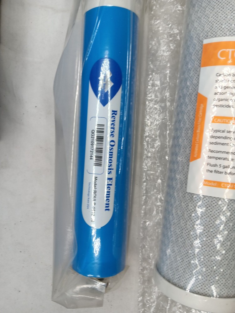 Membrane Solutions 97260-CHN-1 Reverse Osmosis Replacement Filter Set *Bent Box*