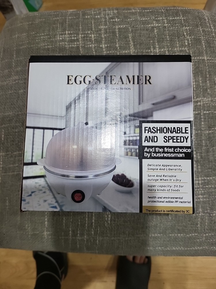 Electric Egg Cooker 6-Egg Capacity