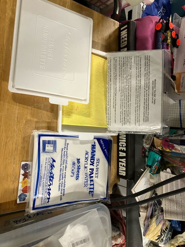 Masterson Sta-Wet Handy Palette & Refills