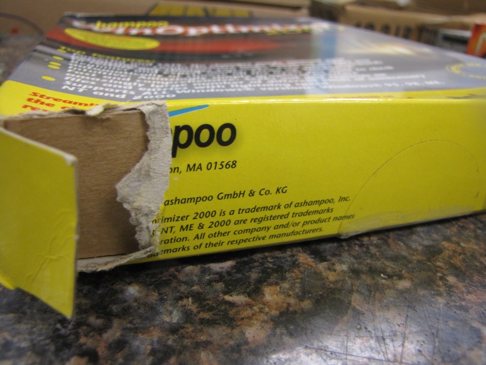 Vintage Ashampoo WinOptimizer 2000 Win Optimizer in Box Windows ME & 2000 -HM40