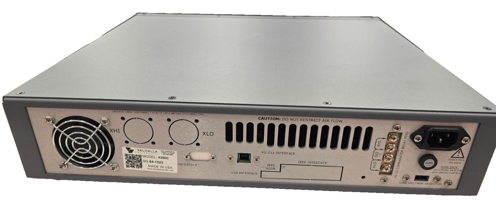 Valhalla Scientific 4300C Programmable Micro-Ohmmeter