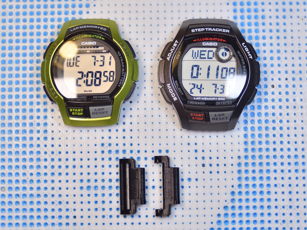 Watch adapter for Casio WS1000H & WS2000H- Multiple Colors Available