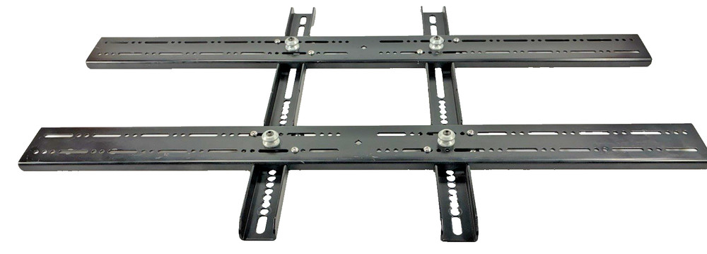 Universal Flat Panel Interface 65" TV Tall Bracket Black 37”x21.5”