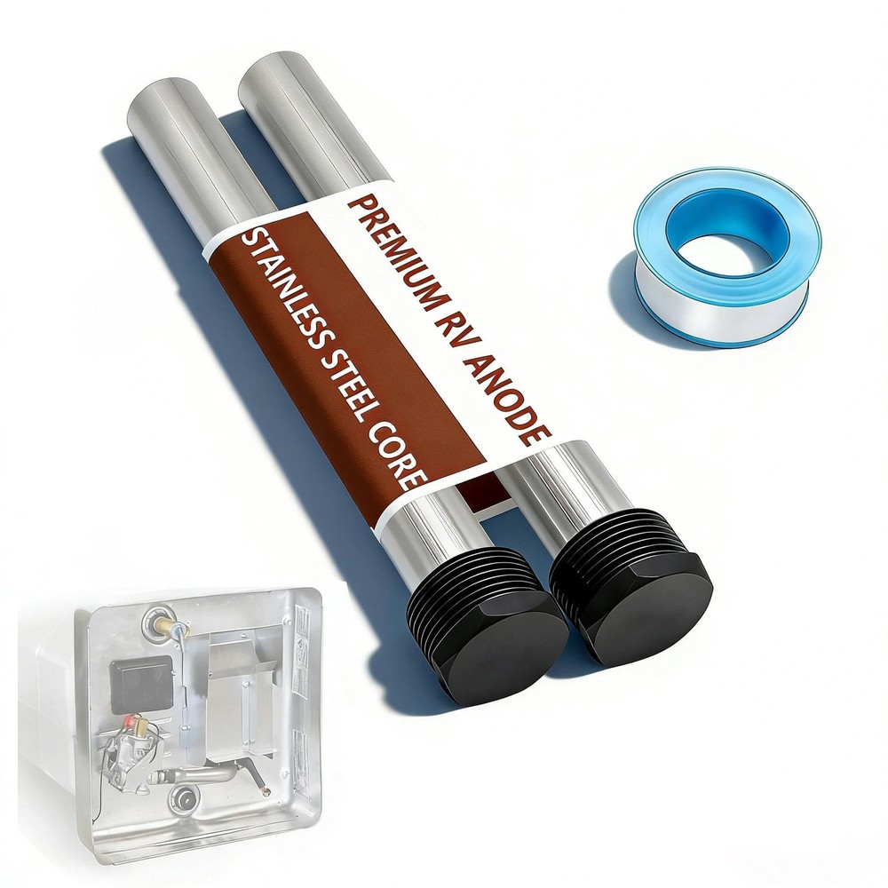 2 Pack RV Water Heater Anode Rod, Magnesium Rod Compatible with Silver