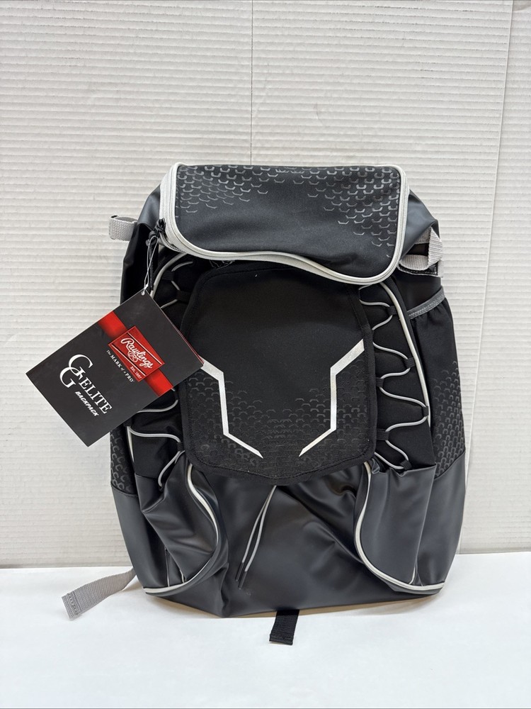 Rawlings GG Elite Bat Pack Backpack Black/Silver