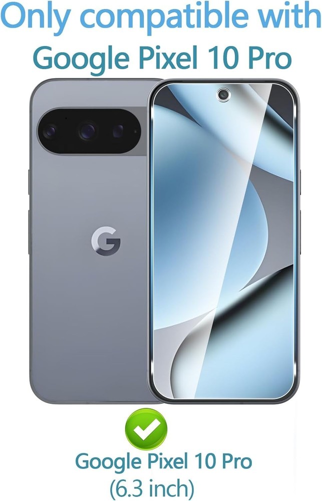 3 Pack for For Google Pixel 10 Pro Screen Protector Camera Lens Protector