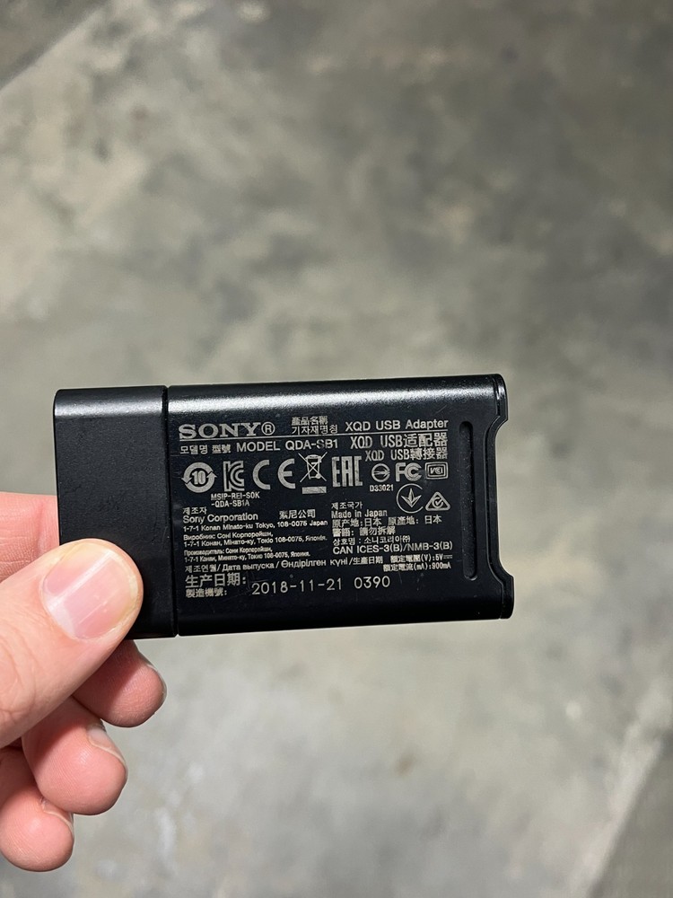 Sony XQD USB Memory Card Reader QDA-SB1