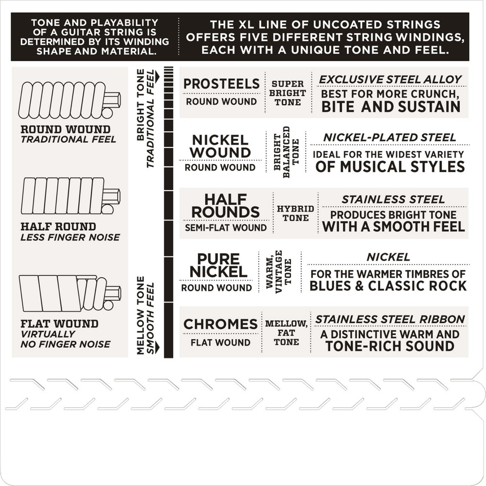 D'Addario ECG26 Chromes Flat Wound Medium 13-56 Electric Guitar Strings
