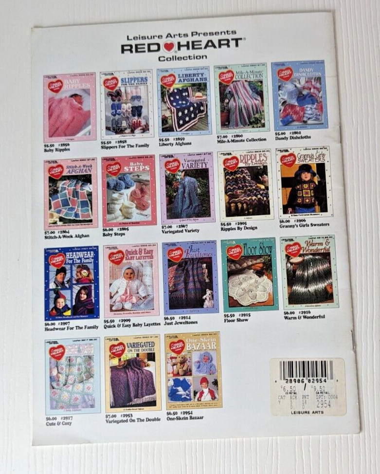 Leisure Arts One-Skein Bazaar patterns leaflet 2954 crafts