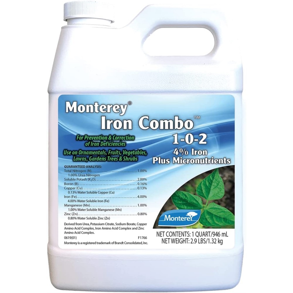 Monterey Iron Combo 1-0-2 Fertilizer, 32oz Concentrate