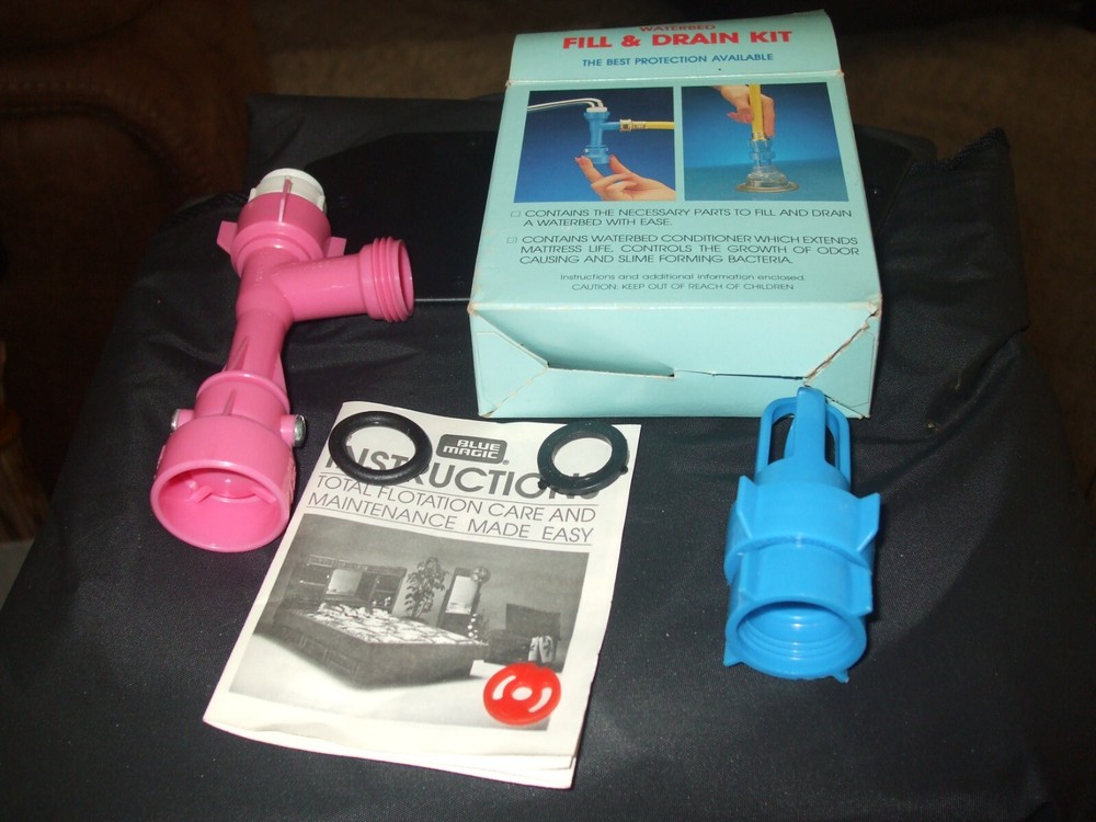 Blue Magic Waterbed Fill & Drain Kit Adapters