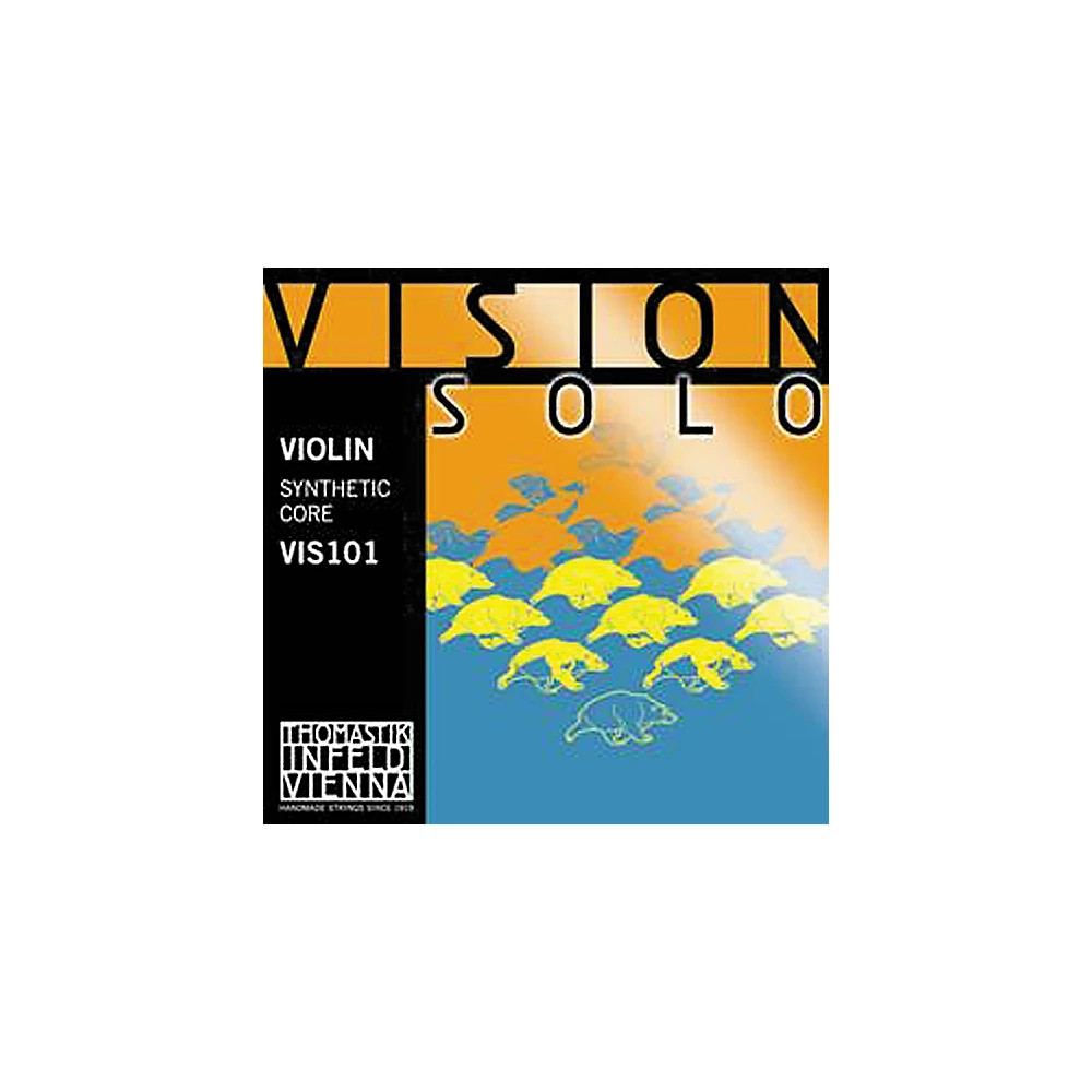 Thomastik Vision Solo 4/4 Size Violin Strings 4/4 Size Steel E String