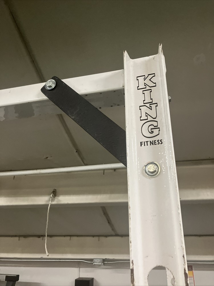 King Squat Rack Free Standing Amazing Rare Solid Steel And Chrome Solid Easily