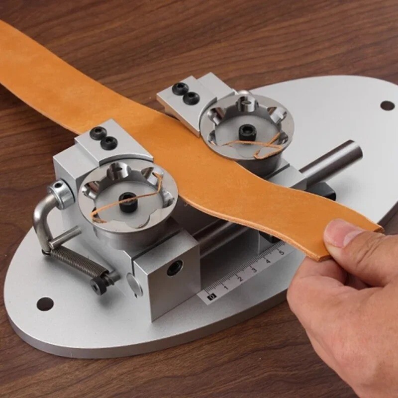Belt Fast Hemming Machine Manual DIY Leather Making Tool Hemming Machine