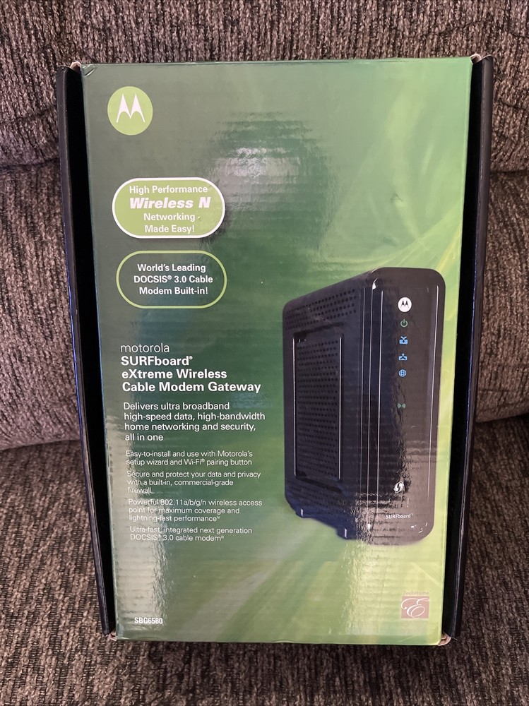 motorola surfboard sbg6580 open box