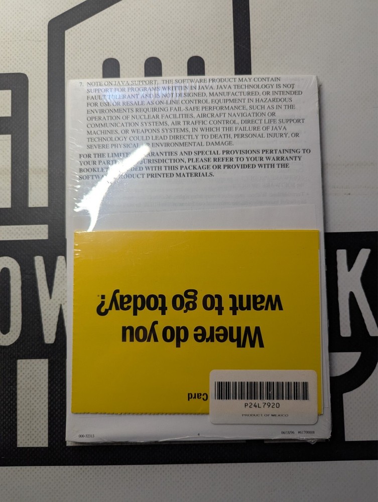 IBM Windows NT Workstation OEM Booklet - Sealed
