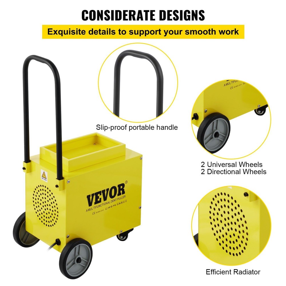 Sturdy Dent Puller 4.5KVA 2 Welding Guns 6 Modes Copper Transformer Core