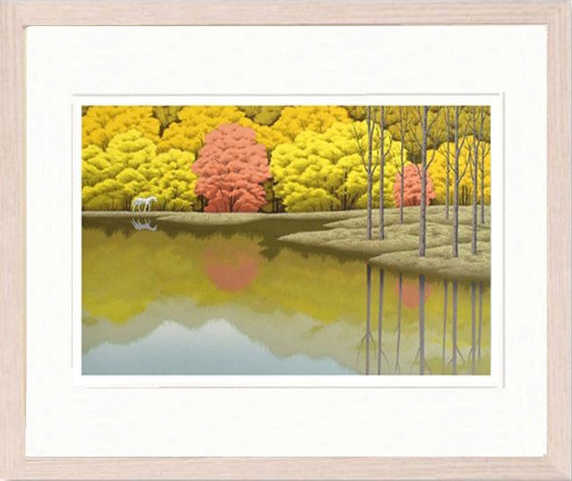 Hisami Kunitake Painting 'Adorned Water Surface' Landscape Art