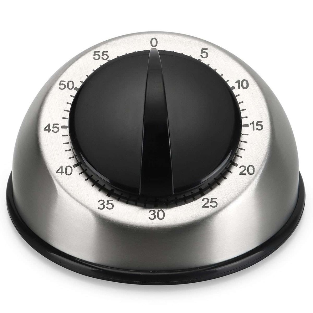 Mechanical Long Ring Bell Alarm Loud 60-Minute Kitchen Cooking Wind Up Timer US