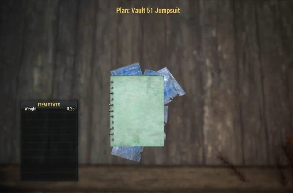 (Xbox) Vault 51 Jumpsuit Plan